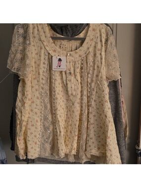 I’m looking for this top 
ISO 
POL Cream Floral Lace Short Sleeve Blouse